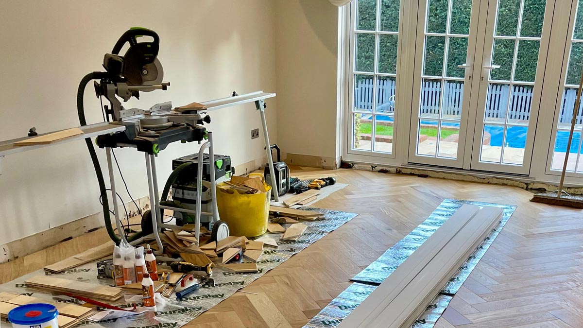 skirting and door trimming